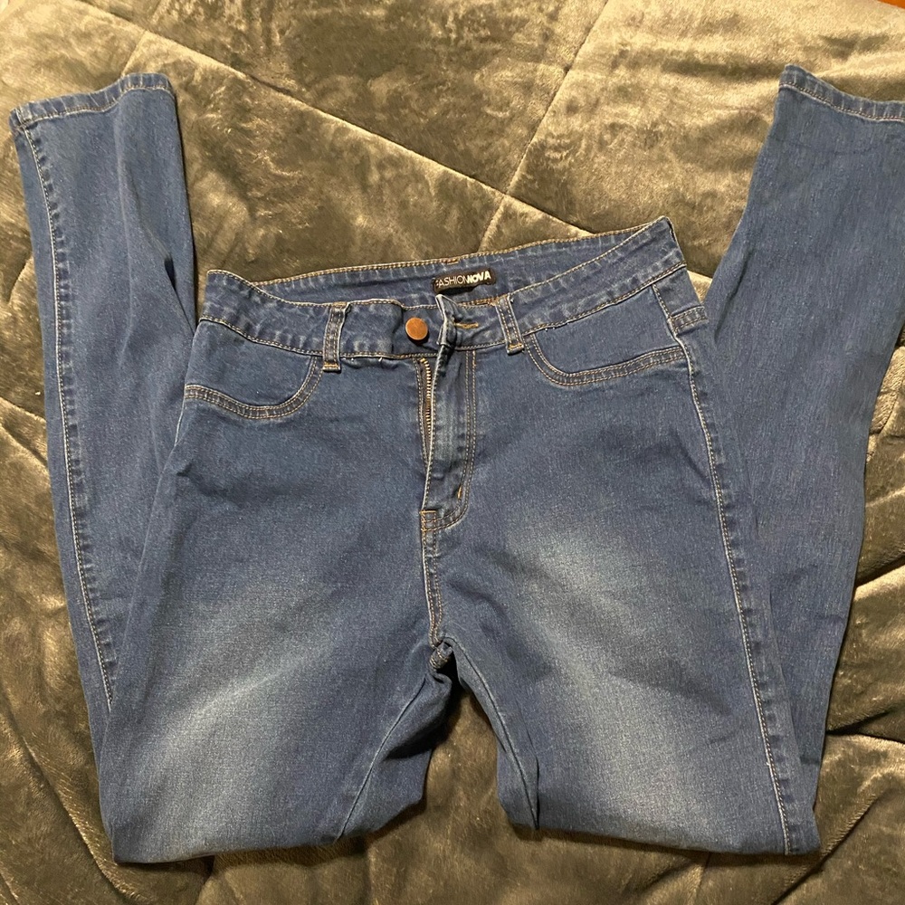 Medium blue jeans